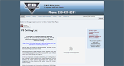 Desktop Screenshot of fbdrilling.ca