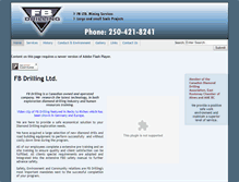 Tablet Screenshot of fbdrilling.ca